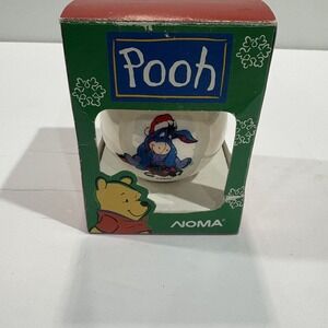 Vintage Disney Winnie The Pooh NOMA Eeyore Ornament NEW In Box
